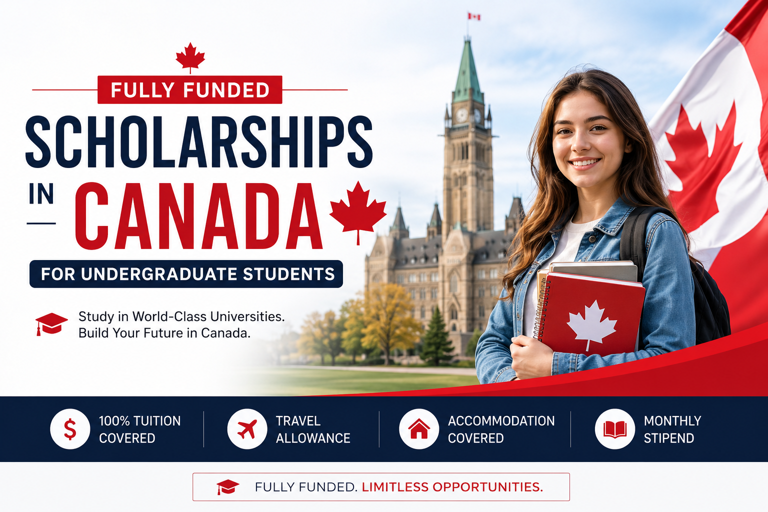 fully funded scholarships in Canada for undergraduate