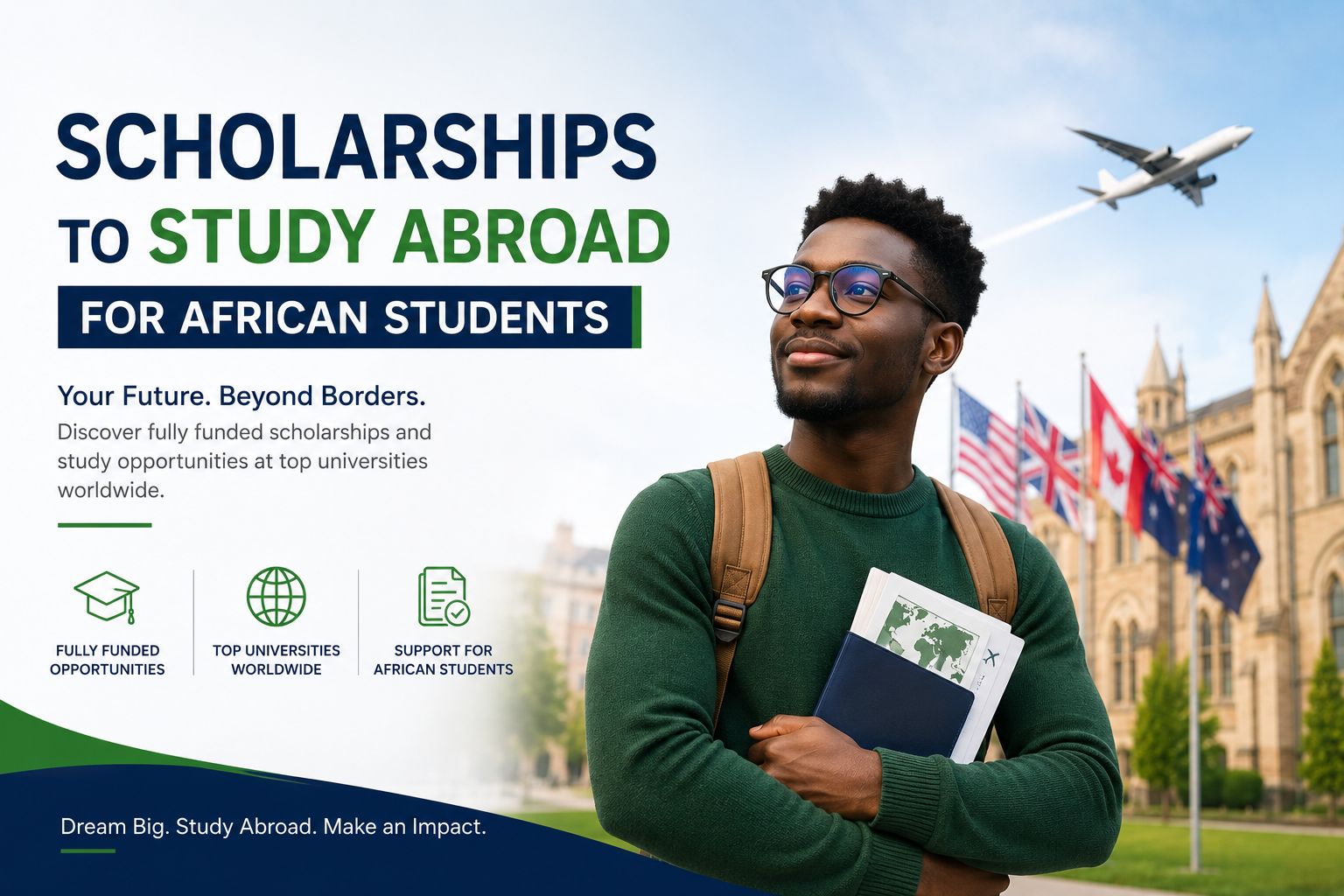 scholarships to study abroad for African students