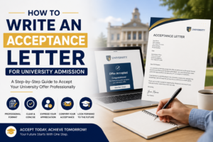 How to Write an Acceptance Letter for University Admission (With Samples)