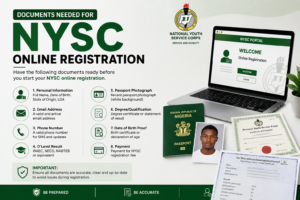 Documents Needed for NYSC Online Registration 2025/2026